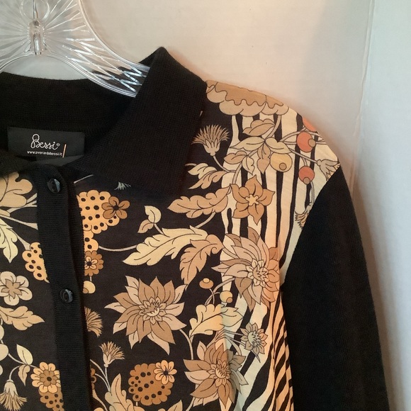 Averardo Bessi Cardigan Black Size 6 New - Picture 4 of 13